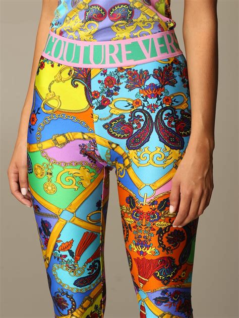 versace couture leggings.